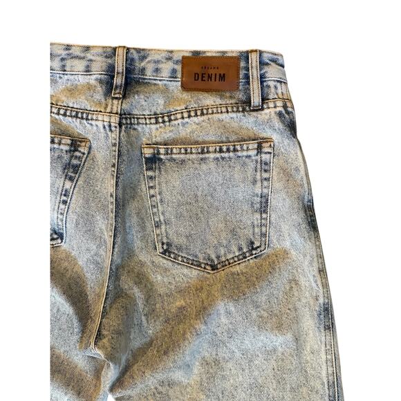 Sézane Acid Wash High Rise Jeans Size 29 ParisianChic Y2KStyle DesignerDenim - Picture 4 of 8
